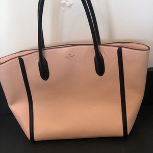 Kate Spade pink & black tote